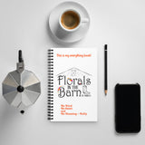 Spiral notebook, book for your notes with our logo