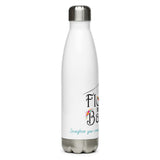 Stainless Steel Water Bottle with our logo and "Straighten your crown, you were made for success!"