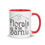 Mug with Color Inside, our logo and a fun message.  "Coming in hot!"